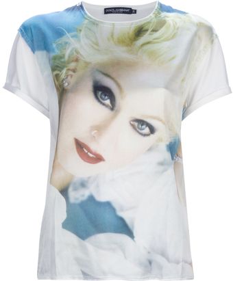 Dolce & Gabbana Madonna Tshirt - Lyst