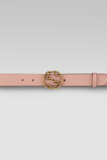 Gucci Gg Buckle Leather Belt - Lyst