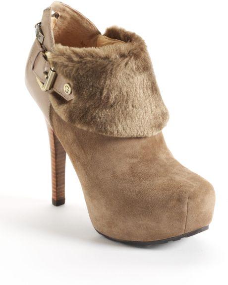 guess taupe boots