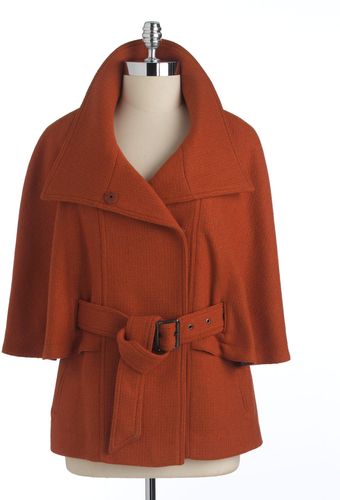 Marc New York Belted Cape Coat - Lyst