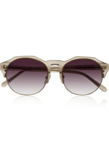 Matthew Williamson Round Frame Acetate Sunglasses - Lyst
