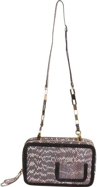 Pierre Hardy Snakeskin Dv07 Clutch - Lyst