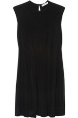 See By Chloé Smocked Silk Dress
