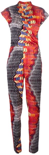Tucker Cross Front Jumpsuit - Lyst