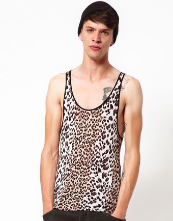 Unconditional Vest with Leopard Print - Lyst