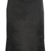Zac Posen Silk Satin Pencil Skirt in Black - Lyst