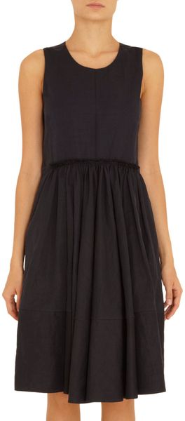 Marni Sleeveless Gathered Front Dress - Lyst