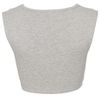 Topshop Basic Sleeveless Crop Top in Gray (light grey) - Lyst