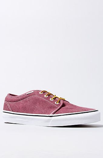Vans The 106 Vulcanized Sneaker in Tawny Port True White - Lyst