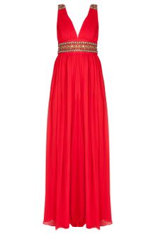 Notte By Marchesa Chiffon Embroidered Gown - Lyst