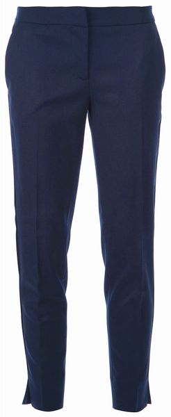 Pierre Balmain Cropped Straight Leg Trouser - Lyst