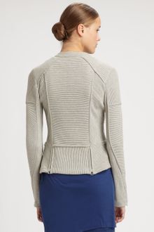 3.1 Phillip Lim Ottoman Knit Motorcycle Jacket - Lyst