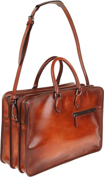 Berluti Trois Nuits Bag in Brown for Men (rust) | Lyst