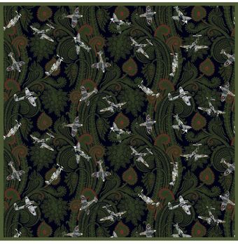 Givenchy Plane Paisley Print Scarf Green - Lyst