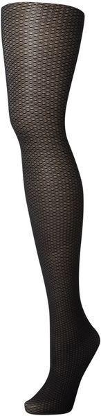 Pretty Polly Pp Premium Panelled Mesh Front Seam Tights - Lyst