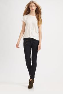 Rag & Bone Rbw 9 Zip Skinny Jeans - Lyst
