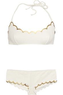 Chloé Scalloped Halterneck Bikini - Lyst