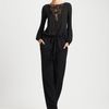 Emilio Pucci Lace Detail Jumpsuit in Black - Lyst