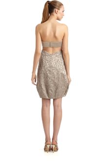 Giorgio Armani Beaded Cutout Cocktail Dress - Lyst