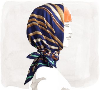 Hermes Les Cannes Scarf - Lyst