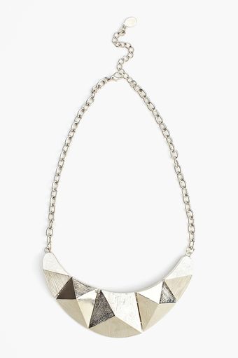 Nasty Gal Pyramids Necklace - Lyst