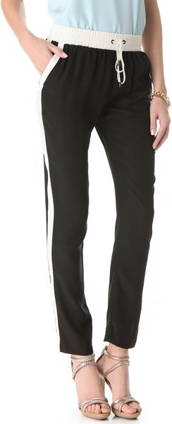 Parker Silk Track Pants - Lyst