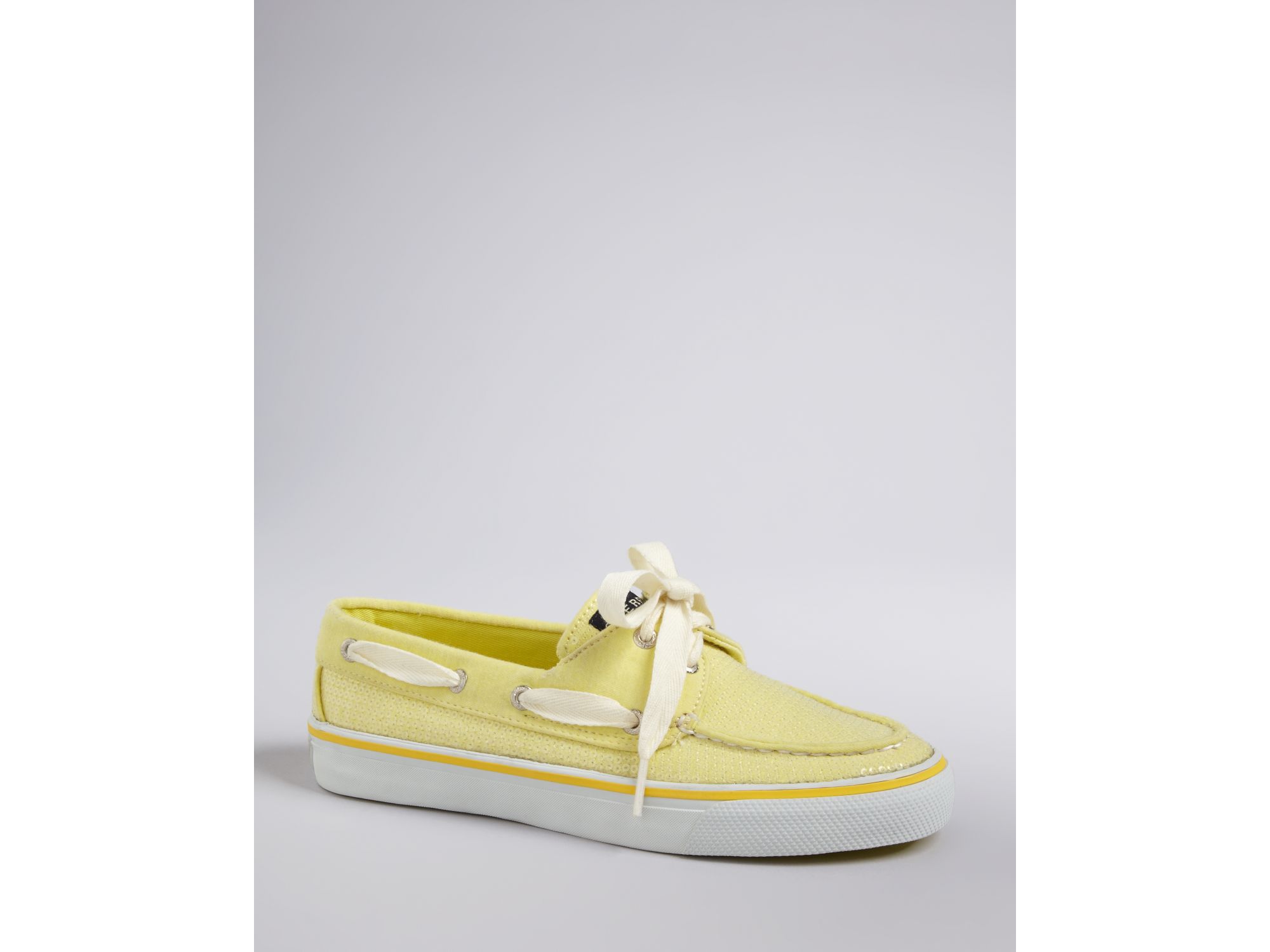 sperry yellow shoes