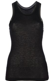 T By Alexander Wang Sheer Tank Top - Lyst