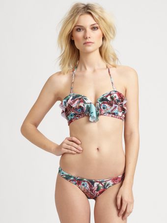 Zimmermann Twopiece Frill Bikini - Lyst