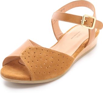 A.P.C. Demi Wedge Sandals - Lyst