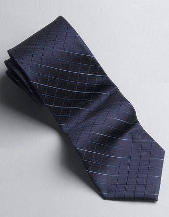 Calvin Klein Diamondpatterned Silk Tie - Lyst