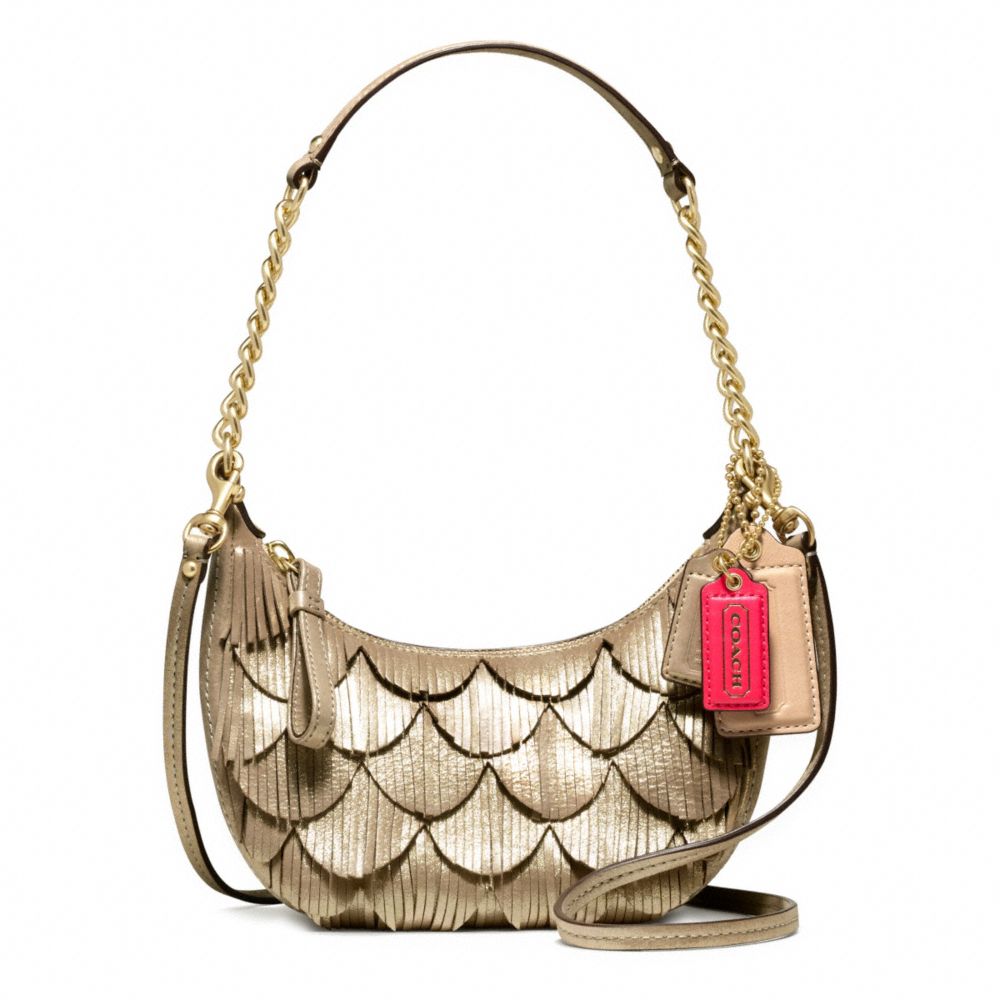 coach gold tote bag