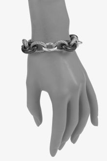 David Yurman Sterling Silver Link Bracelet - Lyst