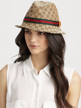 Gucci Woven GG Bucklet Hat - Lyst