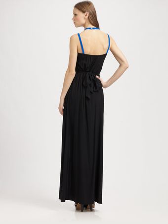 Jay Godfrey Silk Maxi Dress - Lyst