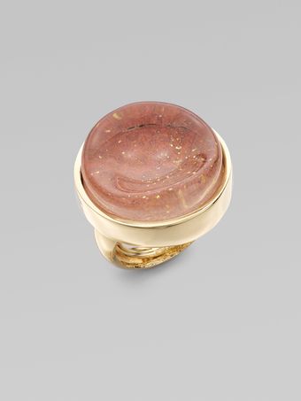 Kara By Kara Ross Glitter Embellished Water Snake Skin Resin Ring - Lyst