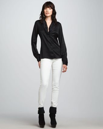 Rachel Zoe Julie Skinny Corduroy Pants - Lyst