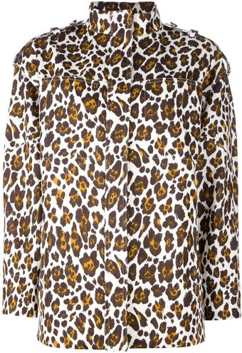 Stella McCartney Leopard Jacket - Lyst