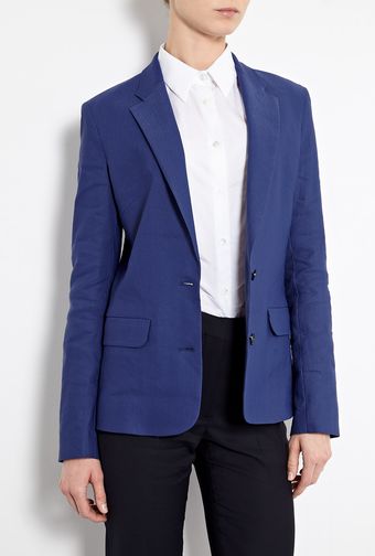 Acne Cindy Linen Stretch Blazer - Lyst