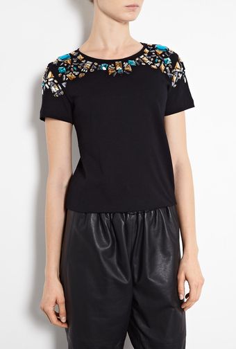 Elizabeth And James Victoria Cotton T-Shirt - Lyst
