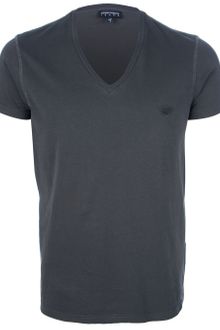 Emporio Armani V-neck T-shirt - Lyst