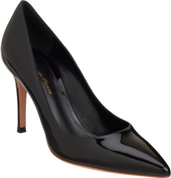 Gianvito Rossi Pointed Toe Pump - Lyst