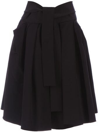 Lanvin Pleated Skirt - Lyst