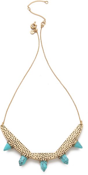 Madewell Turquoise Statement Necklace - Lyst