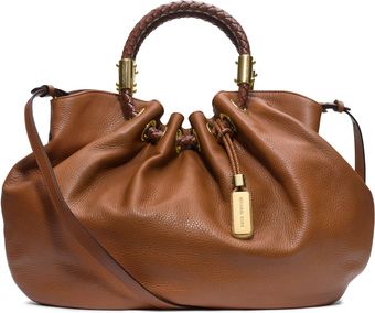 Michael Kors Skorpios Pebbled Leather Ring Tote - Lyst