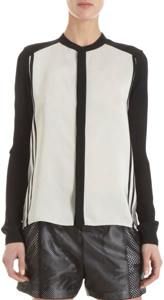 Ohne Titel Printed Button Front Blouse - Lyst