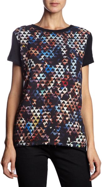 Proenza Schouler People Print Short Sleeve Tee - Lyst