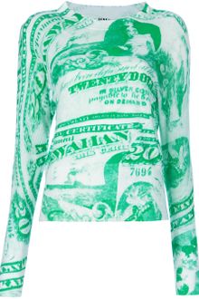 Acne Lia Print Sweater - Lyst