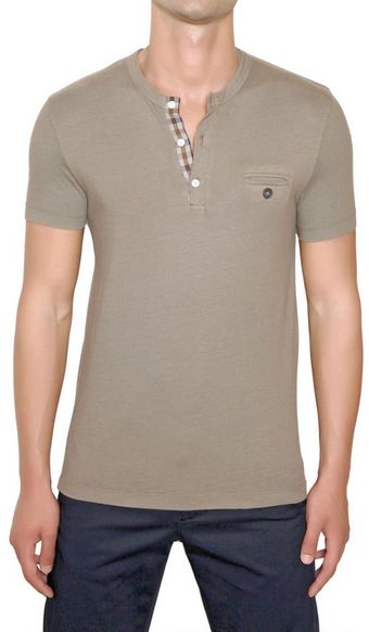 Aquascutum Serafin Cotton Jersey T-Shirt - Lyst