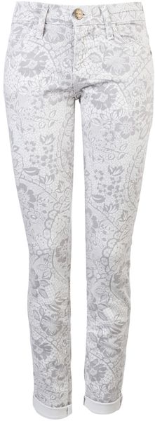 Current/Elliott The Rolled Skinny Jean - Lyst